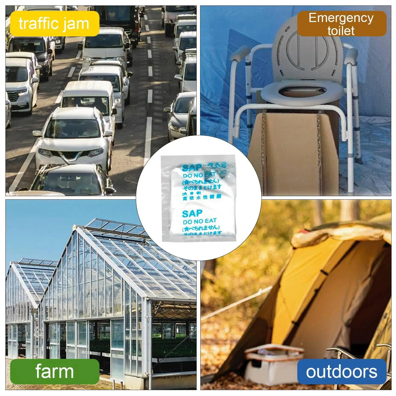 

Портативный туалетный порошок, 50 штук, абсорбирующий порошок для мочи, устранитель запаха для альпинизма, душа, автодомов и путешествий