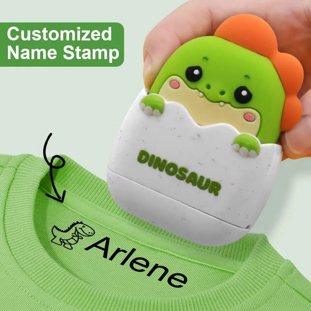 

Штамп с именем ребенка на заказ - горячая распродажа, персонализированный штамп с печатью для школы и путешествий, водонепроницаемый подарок с гравировкой чернил, прочный дизайн