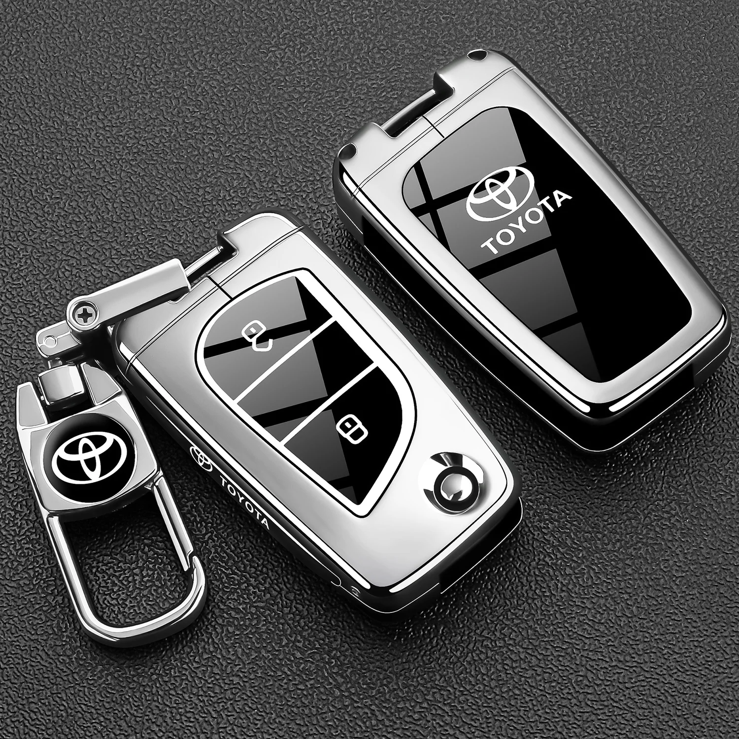 مفتاح السيارة الغطاء الواقي حافظة مفتاح بعيد لتويوتا يارس Rav4 هايلاندر أوريس أفينسيس Aygo سليل TC IM 2015 2016