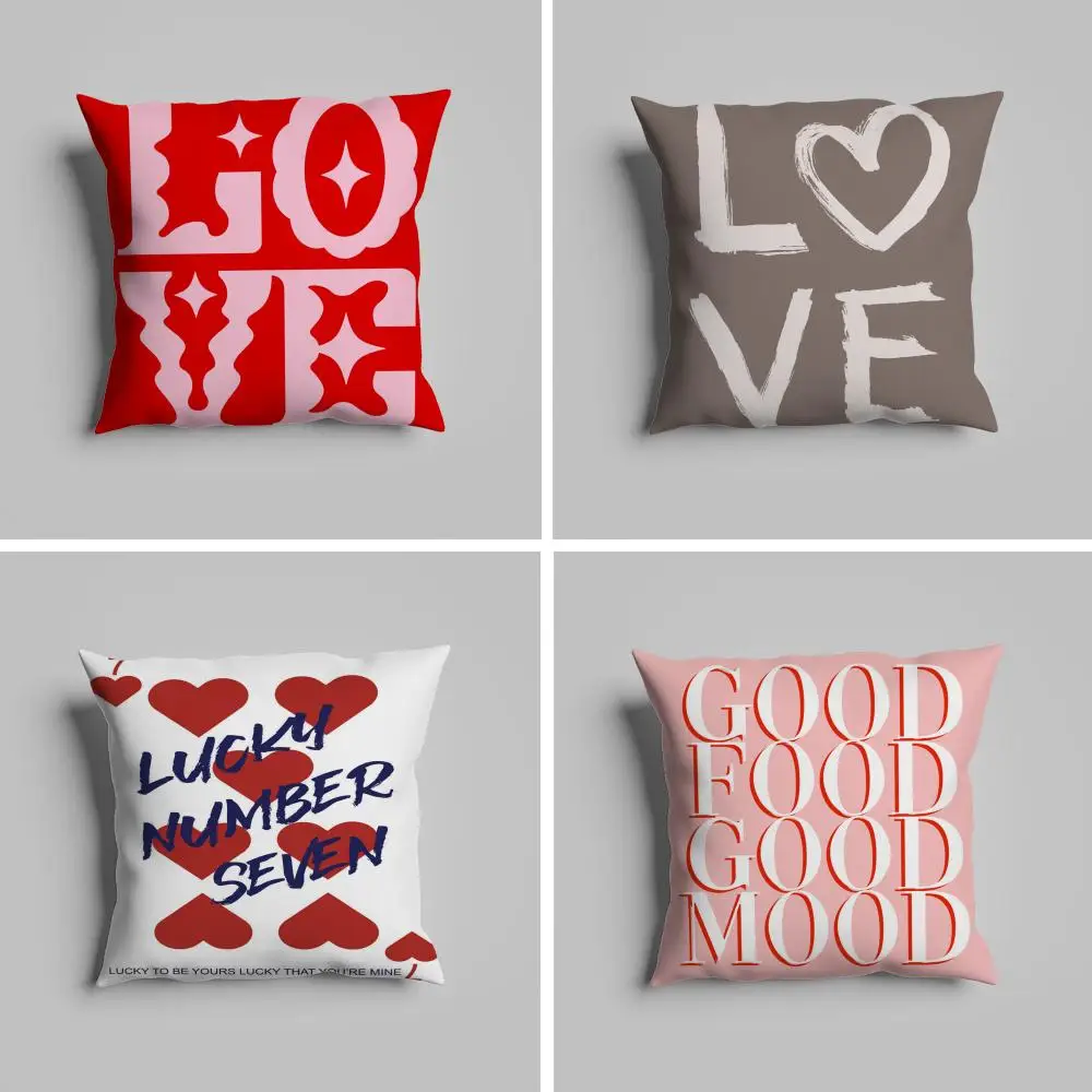 

Love Pillow Case luxurious home office, sofa decorative Multi sized car seat cushions, pillowcases
