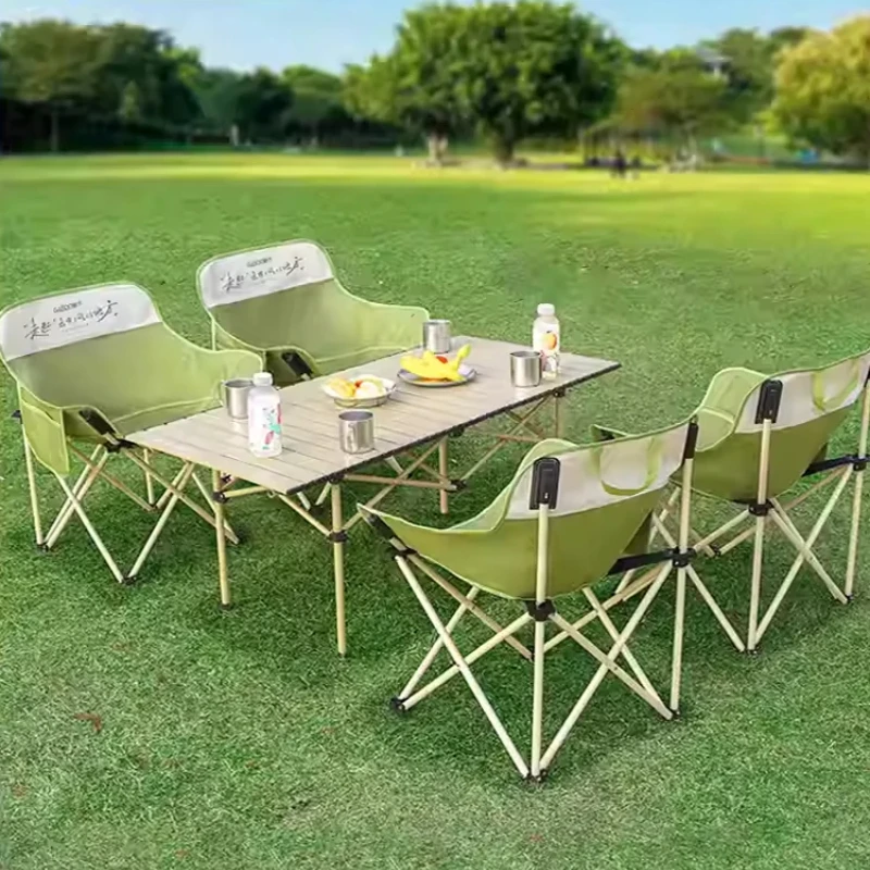 Camping Picnic Tables Portable Chairs Fishing Relax Chair Ergonomic Ground Garden Travel Lounge Beach Cadeira De Pesca Furniture