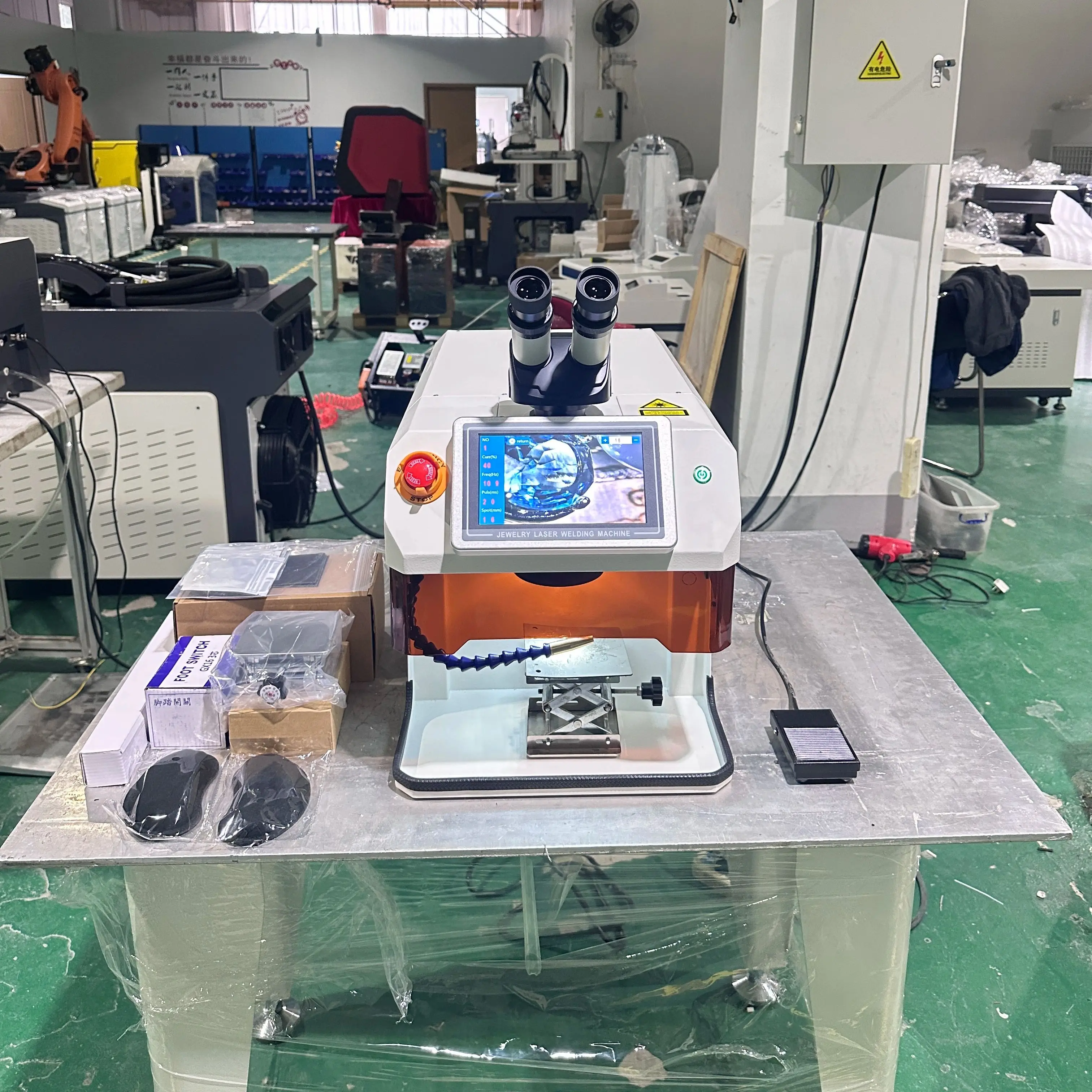 Welding Tools In Workshop - 150W YAG Spot Laser Welding Machine