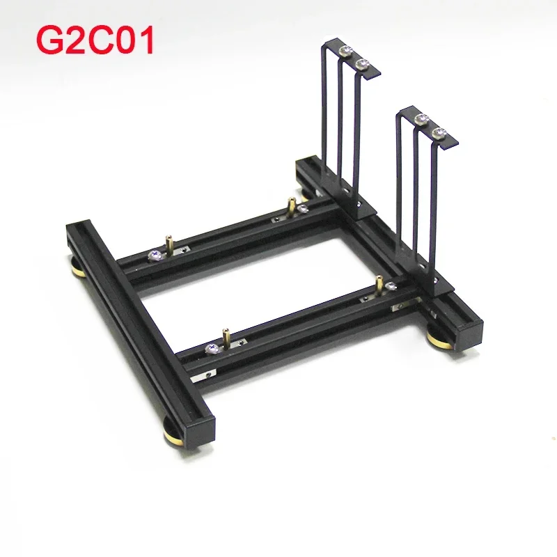 DIY External Graphics Card Cooling Rack Graphics Card Bracket ATX SFX Power Base Dual GPU Holder Video Card Aluminum Fixed Frame