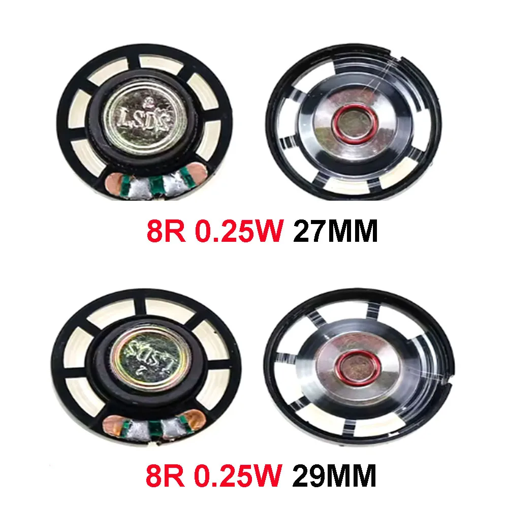 

1pcs New Ultra-thin Mini speaker 8 ohms 0.25 watt 0.25W 8R speaker diameter 27MM 29MM