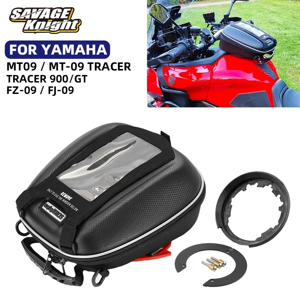 For YAMAHA MT09 Tracer 900 9 GT 9GT+ FZ09 FJ09 Fazer FZ25 250 FZS25 Tank Bag Luggage Tanklock Motorcycle Bag Tank Bag Backpack