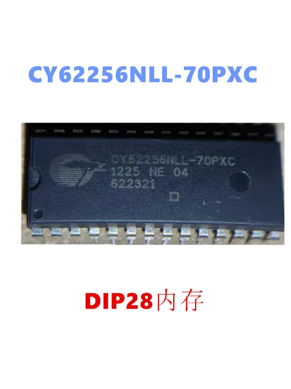 10adet CY62256NLL-70PXC CY62256NLL-70 DIP28 Memory