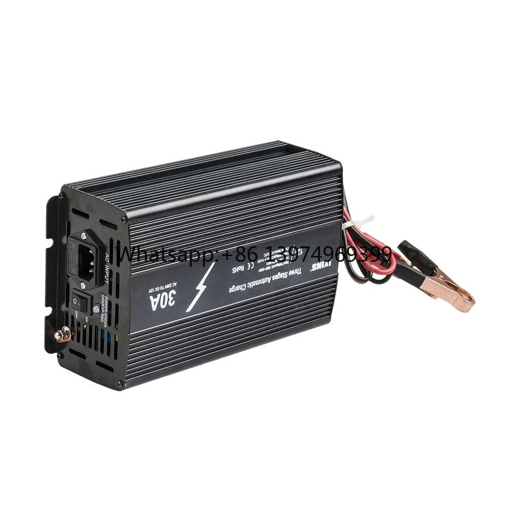 Automatic 30A 3-Stage Car Battery Charger Electric with OTP and OVP Protection