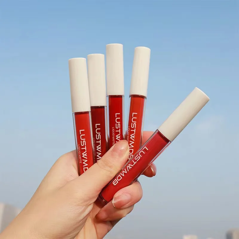 Five Pack Cigarette-shaped Lipstick Set Matte Velvet Lasting Creative Girl Cigarette Tube Lip Glaze Set Lip Makeup