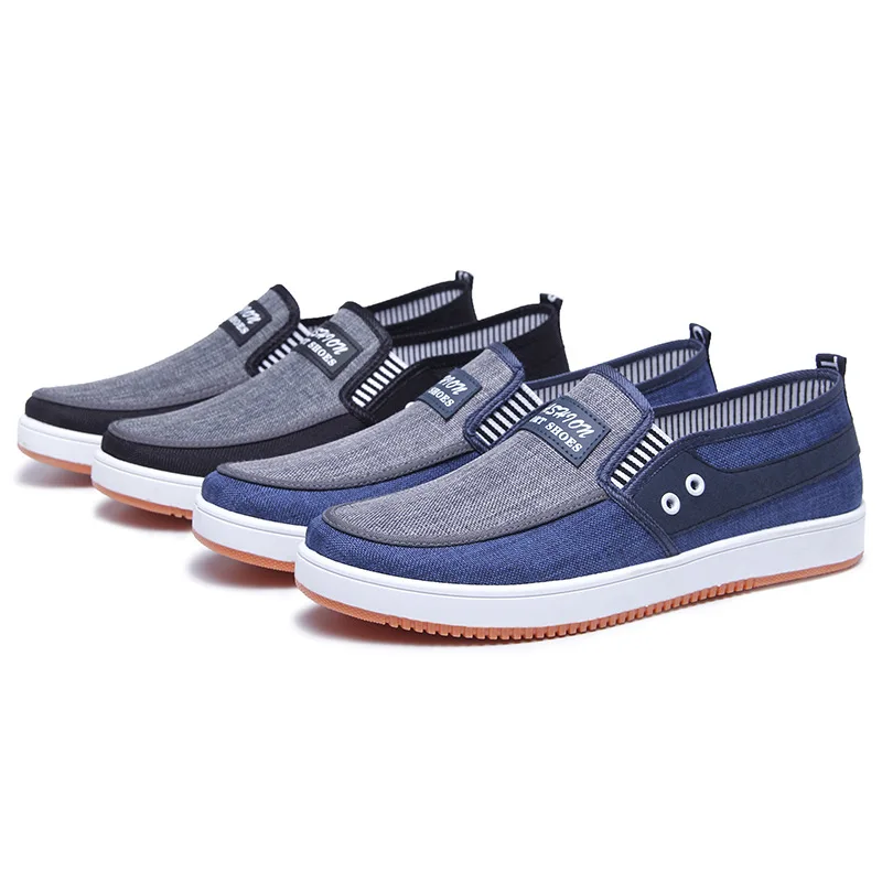 Low top canvas shoes for autumn, new men's style, one legged old Beijing cloth shoes, cow tendon sole casual shoes for men