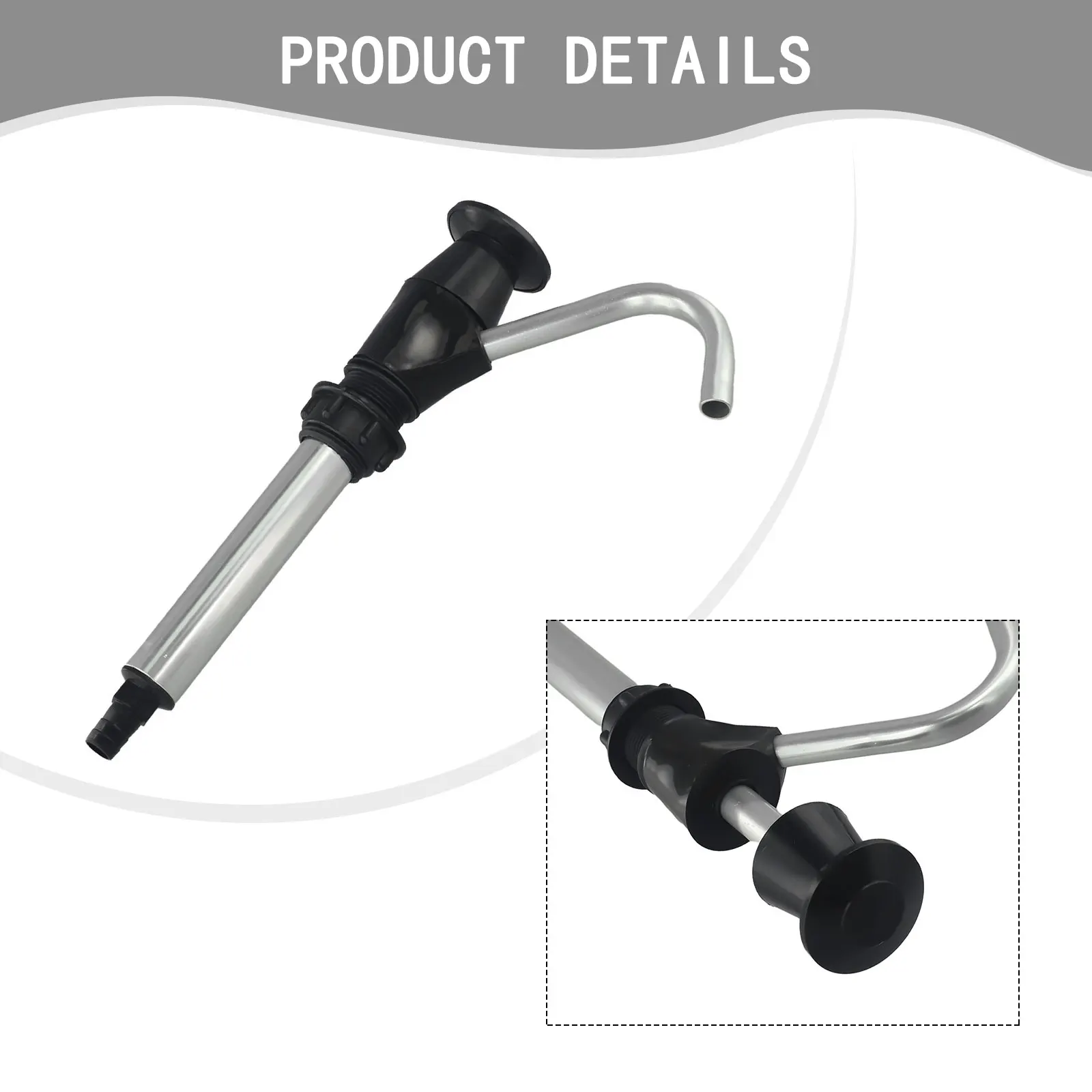 

Насос для прицепа для кемпинга, водяной ручной насос для удаленных зон, для кемпинга, высококачественный металлический самовсасывающий удобный дизайн