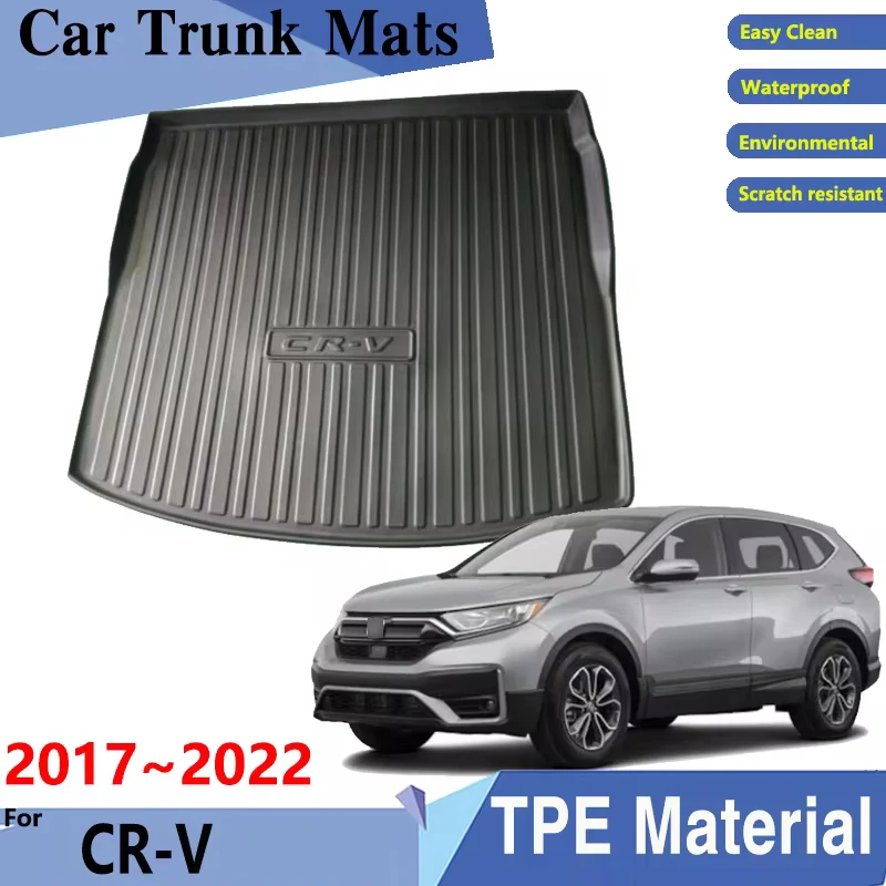 

Car Trunk Mats For Honda CR V CRV CR-V Breeze 2017 2018 2019 2020 2021 2022 MK5 Car Rear Cargo Tray Trunk Rear Pads Accessories