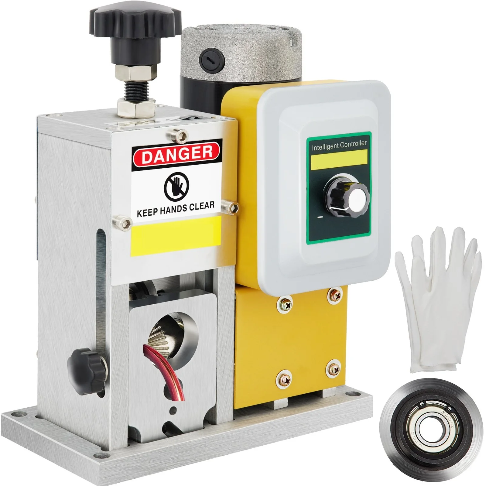 Máquina de Decapagem de Fio Elétrico de Velocidade Ajustável Descascador de Cabos Descascador de Cobre Recuperação de Fio de Alumínio 400w 1.540 mm