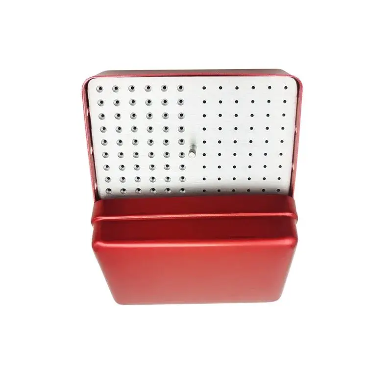 

1Pcs 120 Holes Dental Disinfection Box Full Endo Box Dental Diamond Bur Holder Autoclave Sterilizer Case Burs