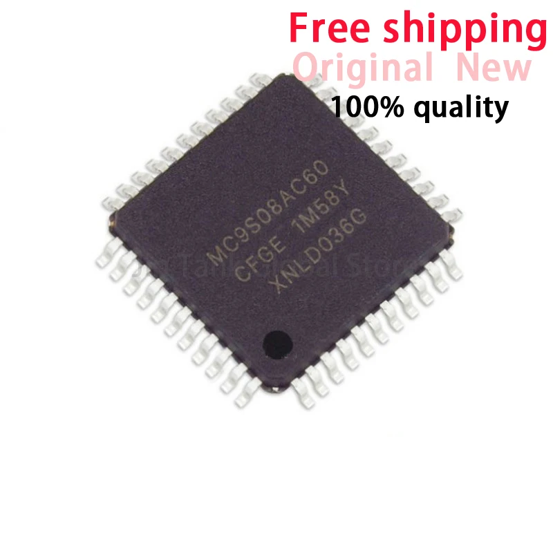 (5-10piece)100% New MC9S08AC60CFGE MC9S08AC60 CFGE QFP-44 Chipset