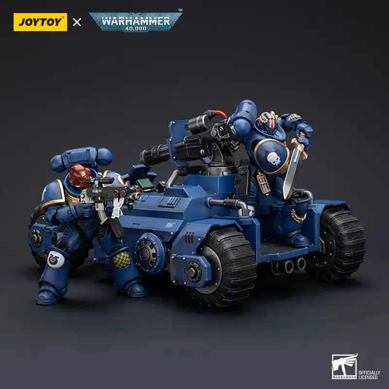 

In Stock JOYTOY Dark Source Warhammer 40K Ultramarine ATV Agaranth Custer Set Mecha Model Play Figure Toy Collection Gift