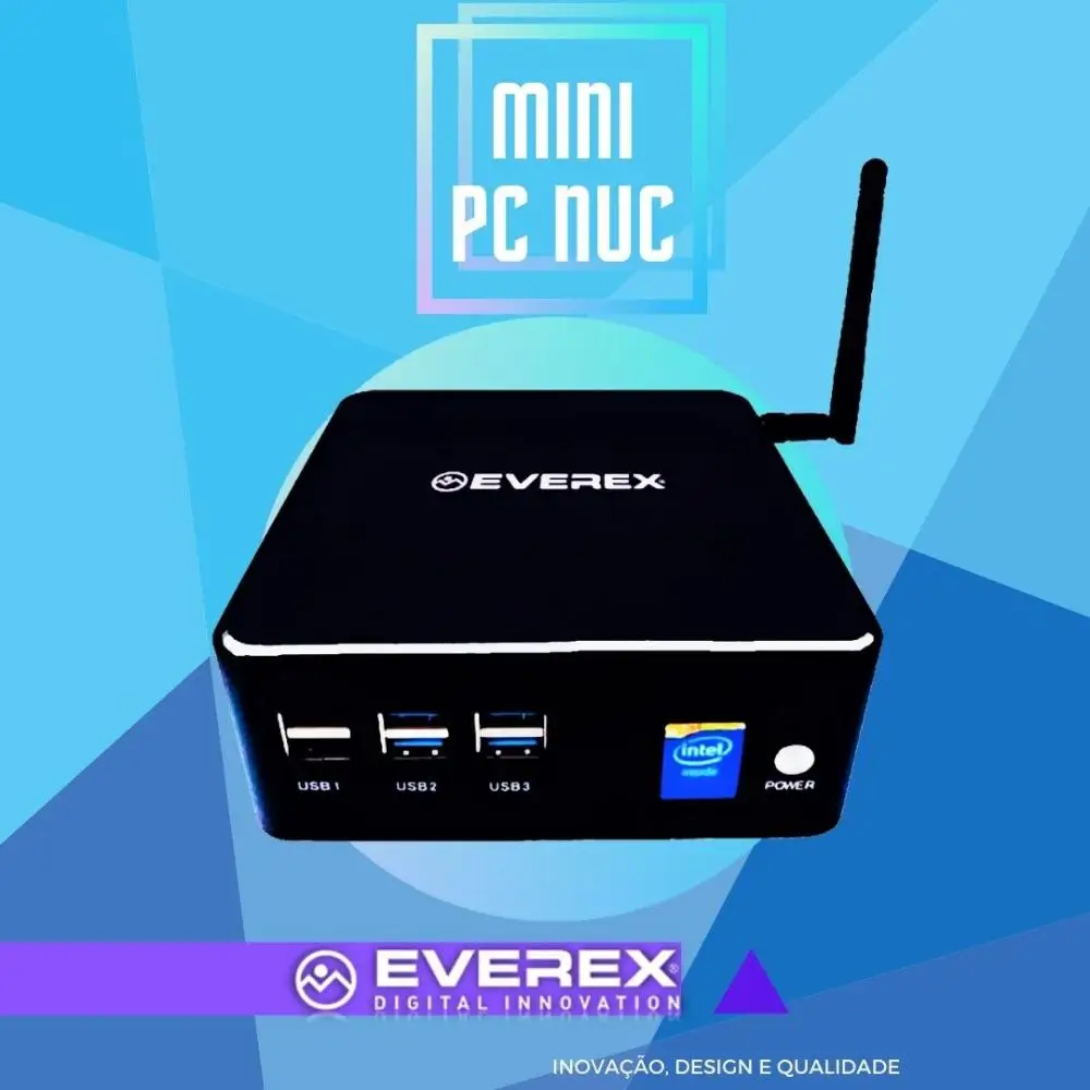 Mini PC Core i5, 4GB RAM, 500GB HD and Windows 10 Pro Everex