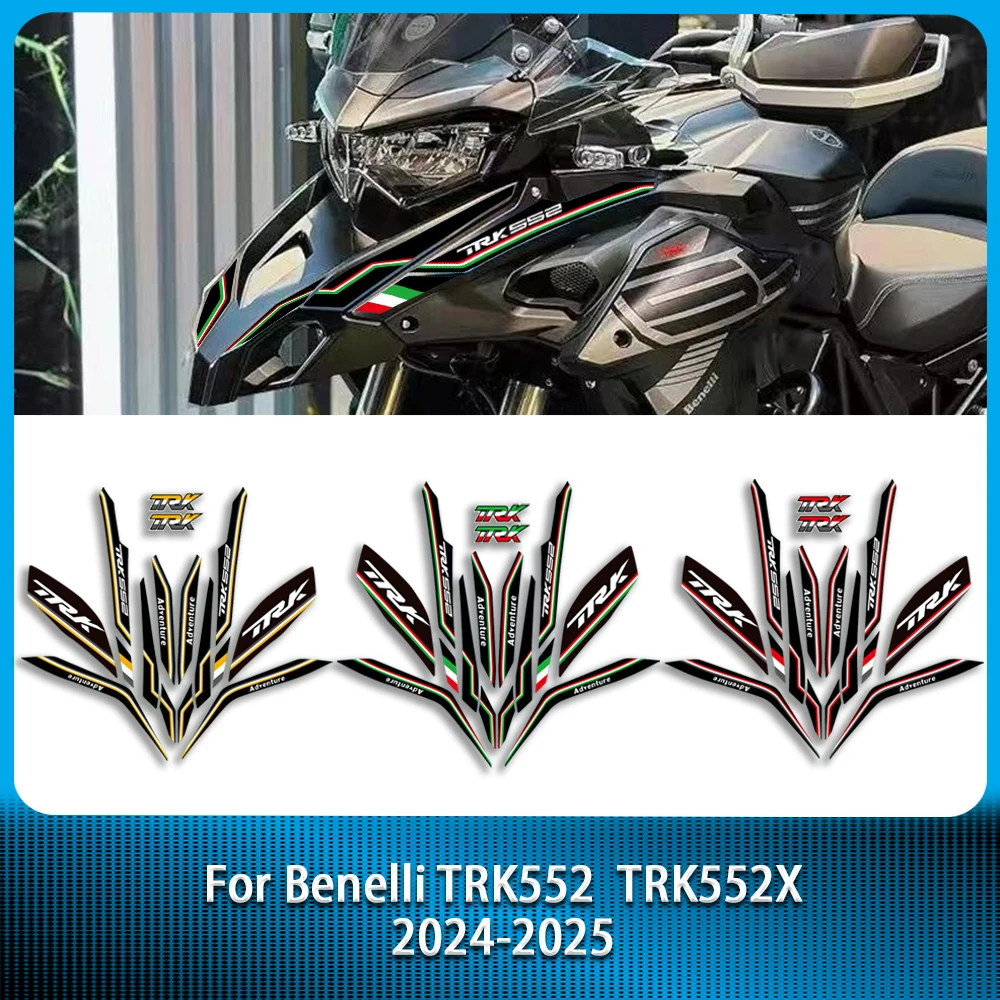 

For Benelli TRK552 TRK 552X 2024 2025 motorcycle stickers modification accessories, shell decoration and protective sticker sets