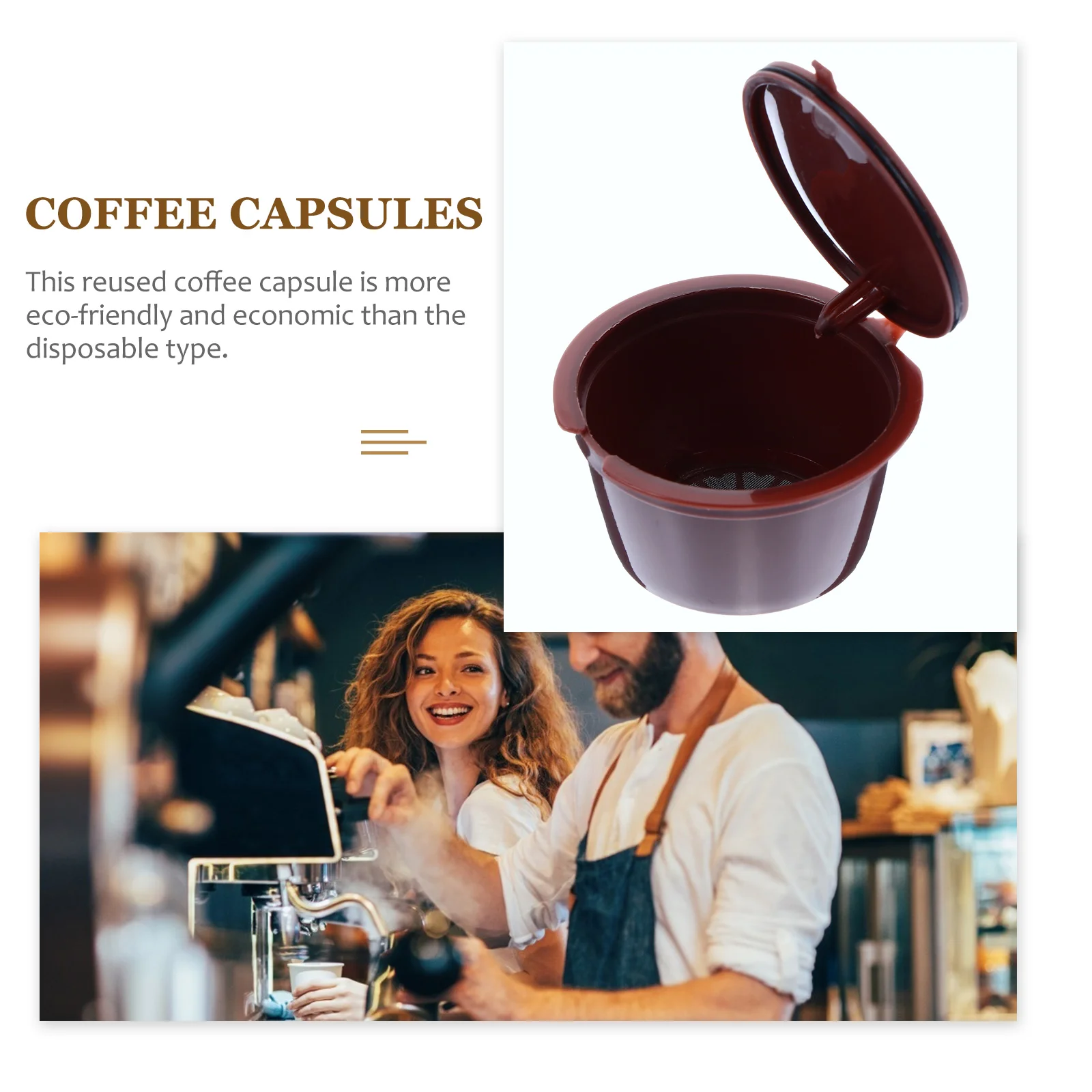 

3pcs Pod Filters Reusable Plastic Capsule Filter Cups Compatible With Dolce Gusto Refillable Coffee Capsule Strainer Set For