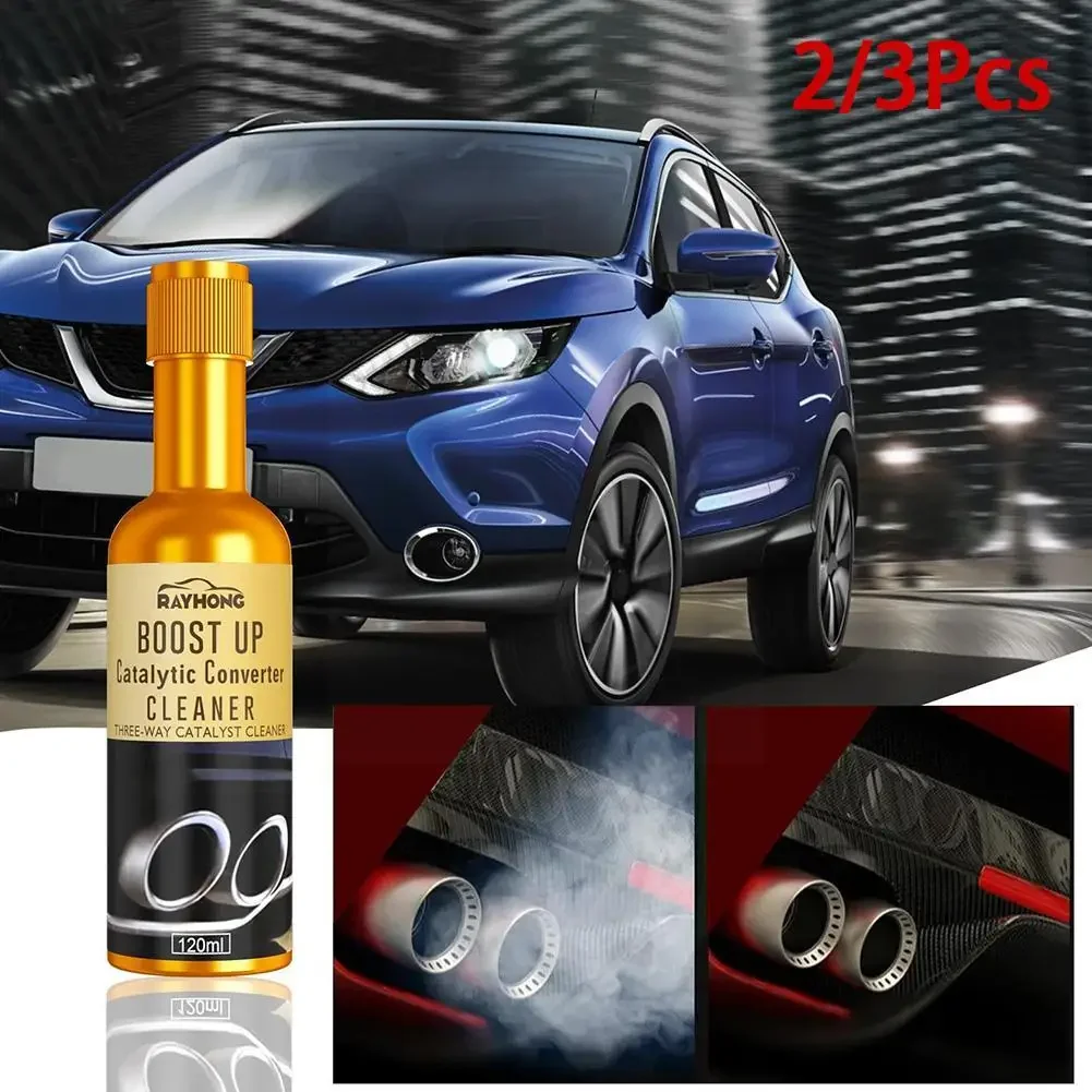 3pcs 120ML Promotion Car Catalytic Converter Cleaners Catalysts Automobile Cleaner Engine Accelerators CSV Easy To Clean