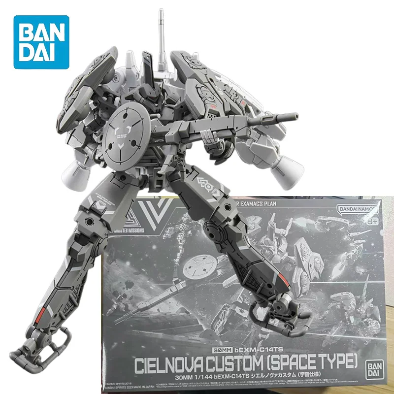 

In Stock BANDAI PB Limited 30MM 1/144 bEXM-C14TS CIELNOVA CUSTOM (SPACE TYPE) Ver. Anime Action Figures Assembly Model Toy