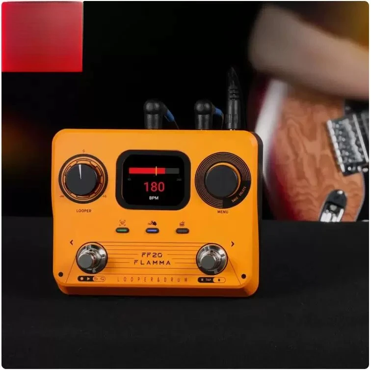 Electric Guitar Bass Monolithic Effect FF20 Drum Machine Phrase Loop 2-in-1
