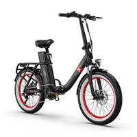 ONESPORT OT16-2 City Electric Bike Folding E-BIKE 250W Brushless Motor 48V17Ah Removable Battery 20 inch Tires Electric Bicycle
