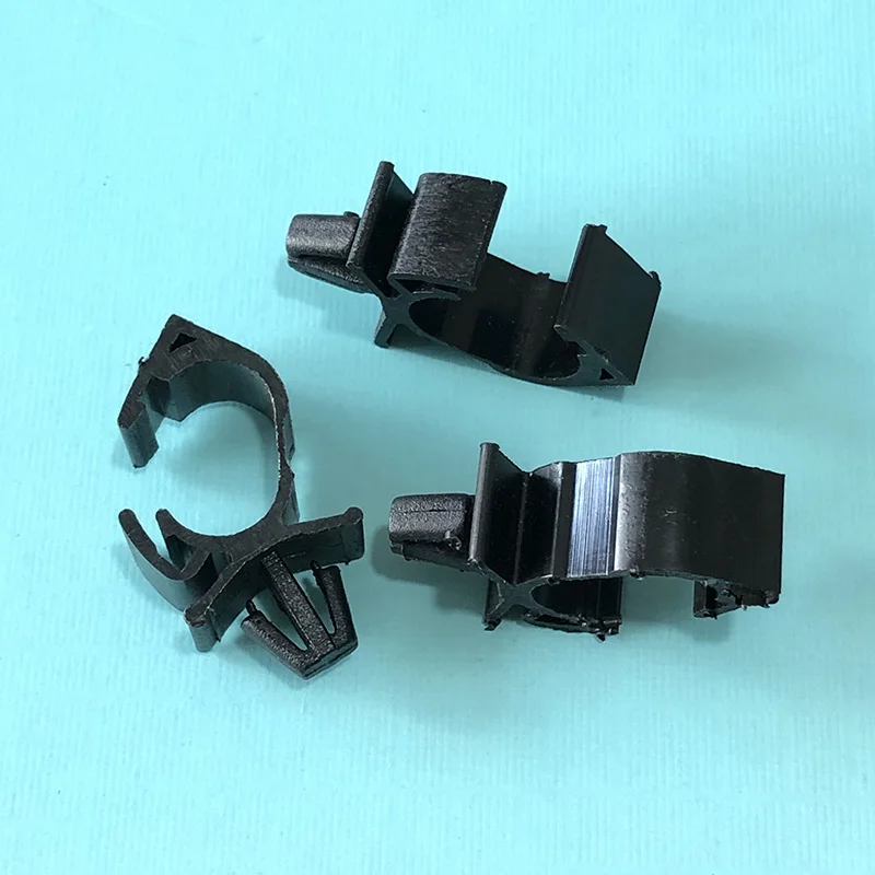10Pcs Car Wiring Harness Fastener Route Fixed Retainer Clip Corrugated Pipe Tie Wrap Cable Clamp Oil Pipe Beam Line Hose Bracket