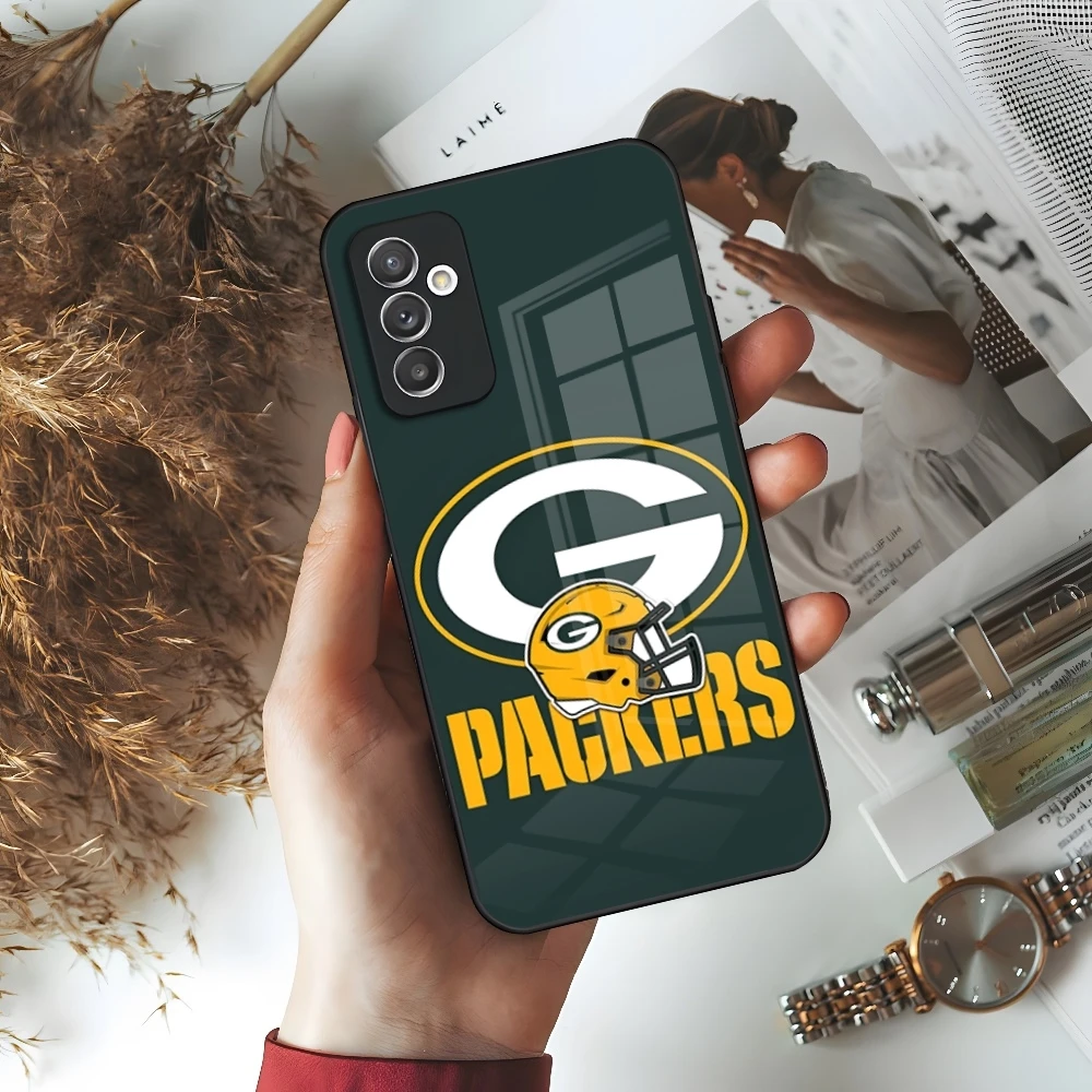 G-Green B-Bay P-Packers Phone Case for Samsung Galaxy S24 S23 S22 S21 S20 A24 A34 A54 A53 Note20 M54 Fe Ultra Plus Glass