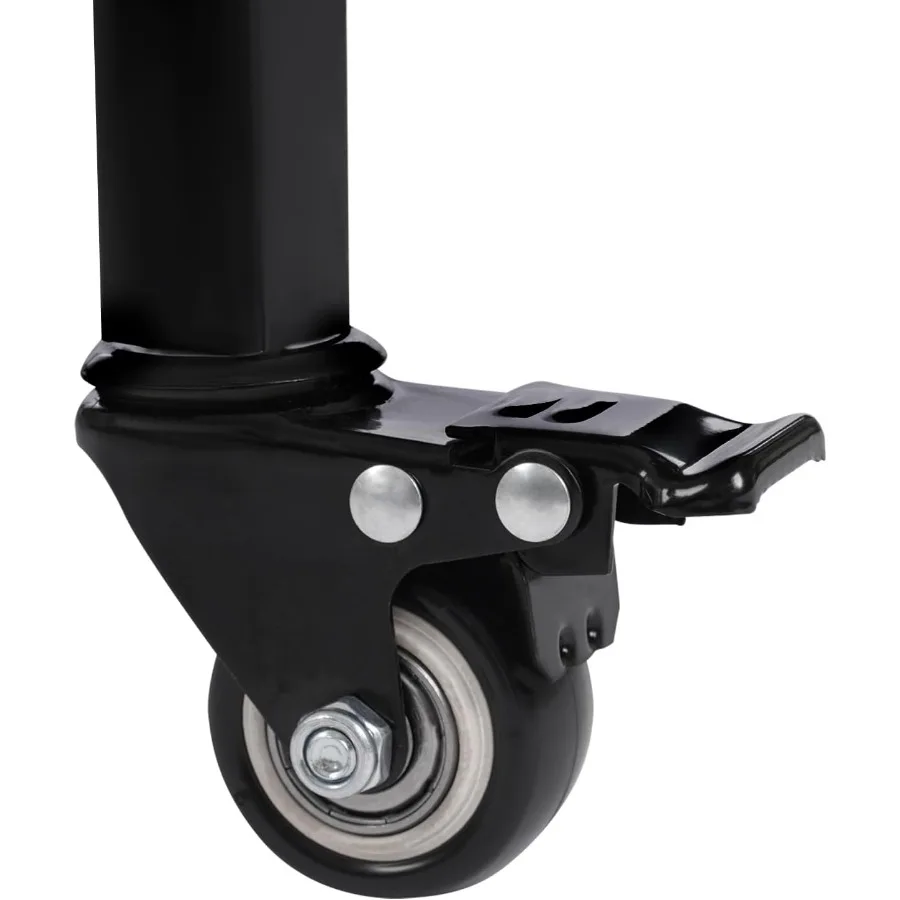 حامل عرض على شكل زهور مكون من 4 طبقات مع دلاء مربعة لديكور الحديقة الداخلي وحامل نباتي دوار قابل للتعديل مع بوك بلاستيكي متين #6