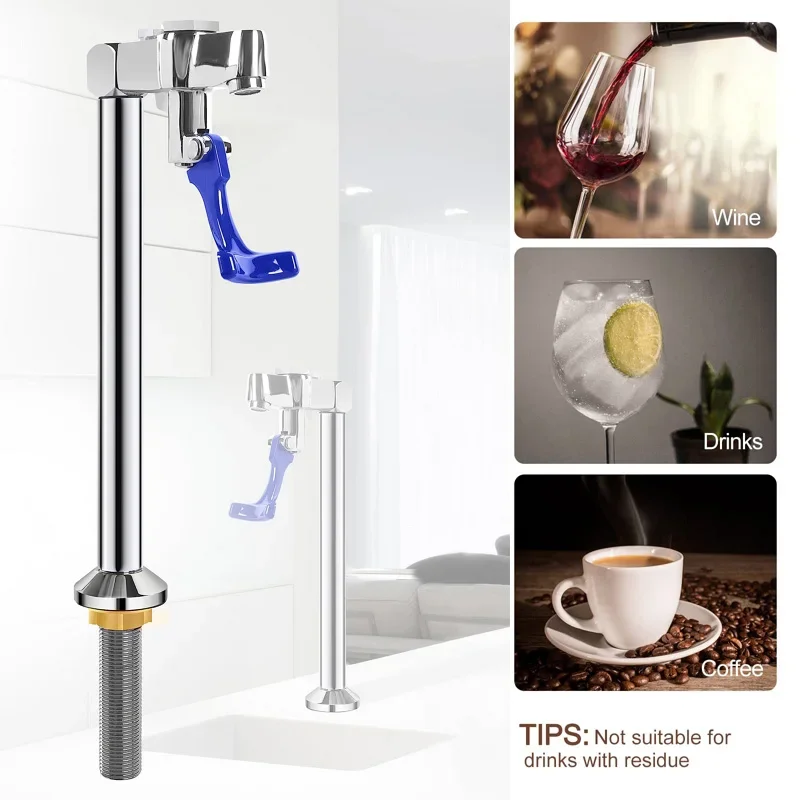 

Filler Faucet Deck Mount Faucet Glass Filling Water Station Stainless Steel Drinking Water Filling Faucet for Bar Cafes