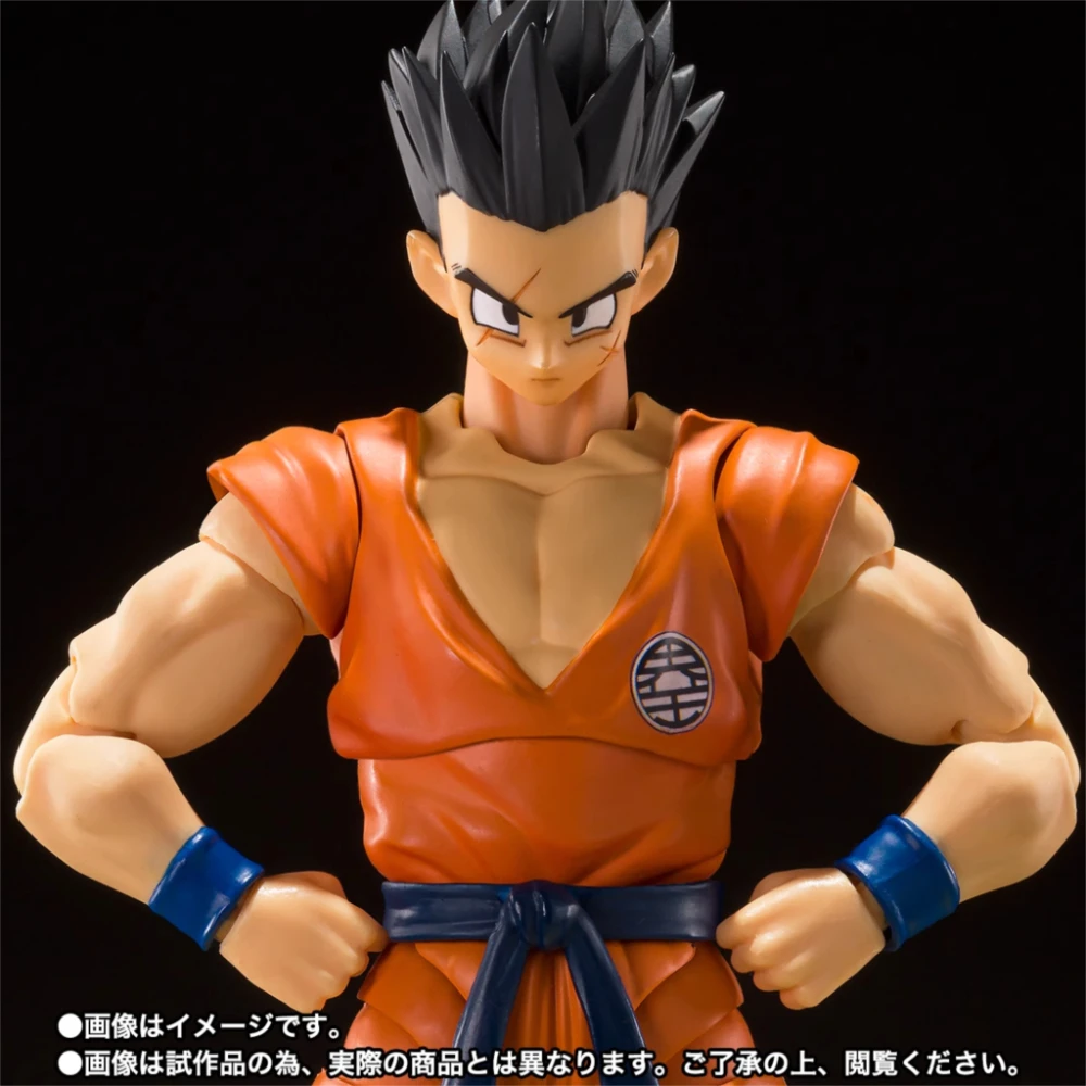 Original S.H.Figuarts Yamcha Dragon Ball Z Anime Doll Toys SHF Earth First Warrior Tamashi PVC Model Sculpture Children's Gifts