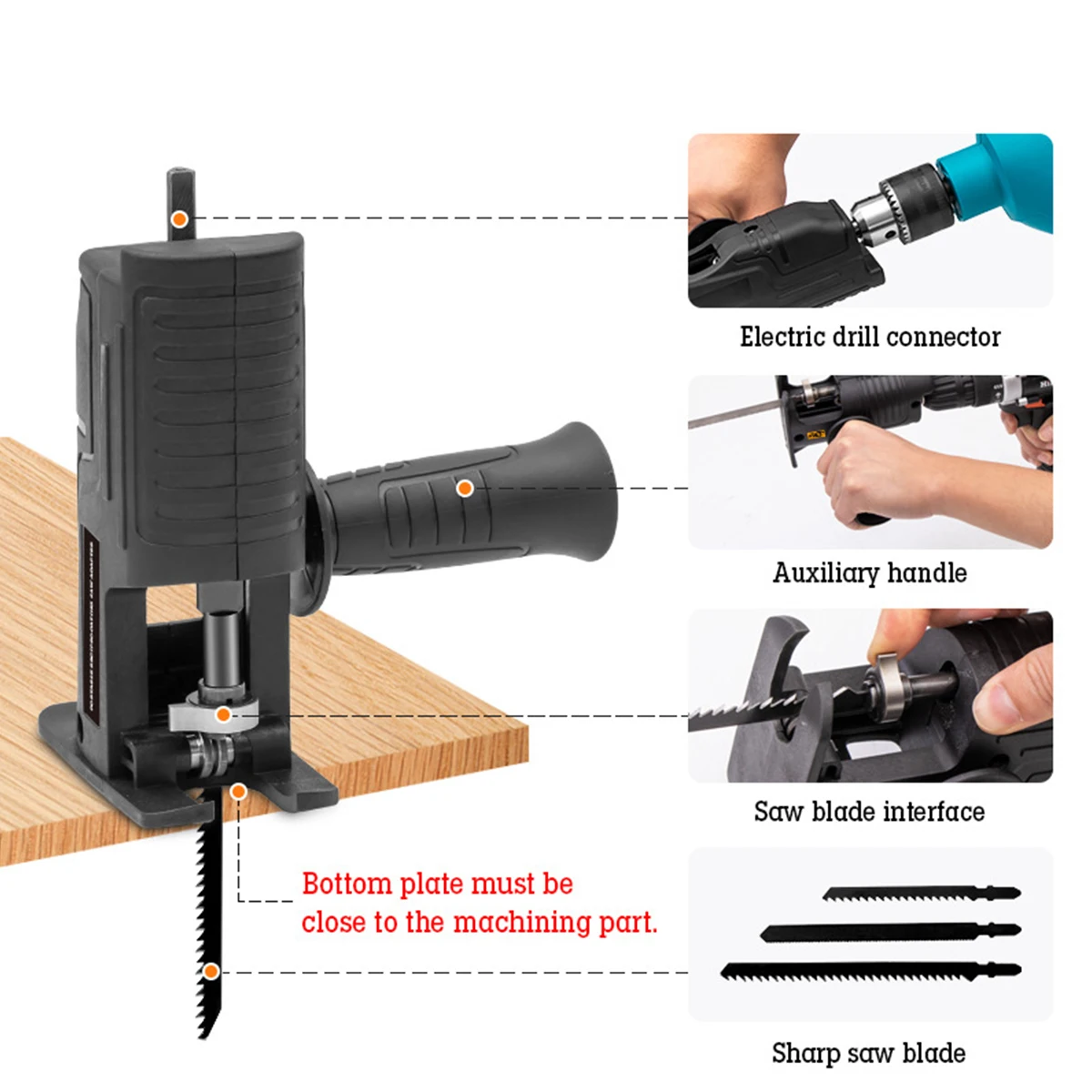 Imagem -06 - Elétrica sem Fio Brushless Impacto Broca Martelo Chave de Fenda Faça Você Mesmo Ferramenta Elétrica Rechargable para Makita Bateria Quente 18v 90nm