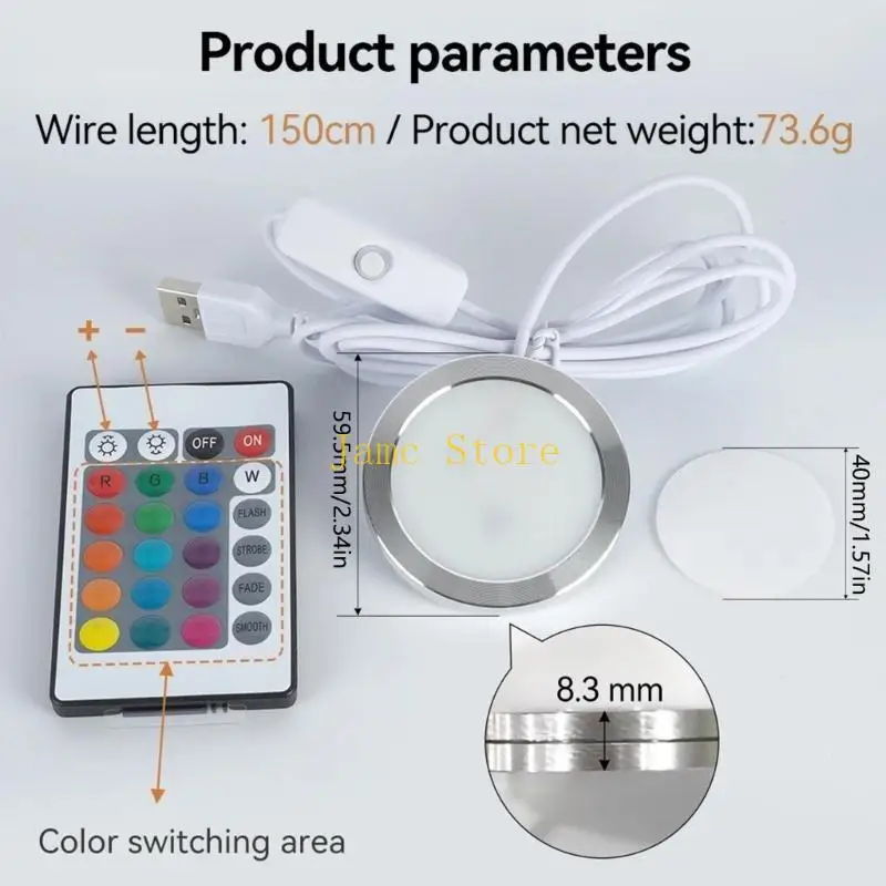 LX0B For Lab Led Lamp Hardware LED Light Led Light Parts DIY Model Printing Part for Personalize Home Decors