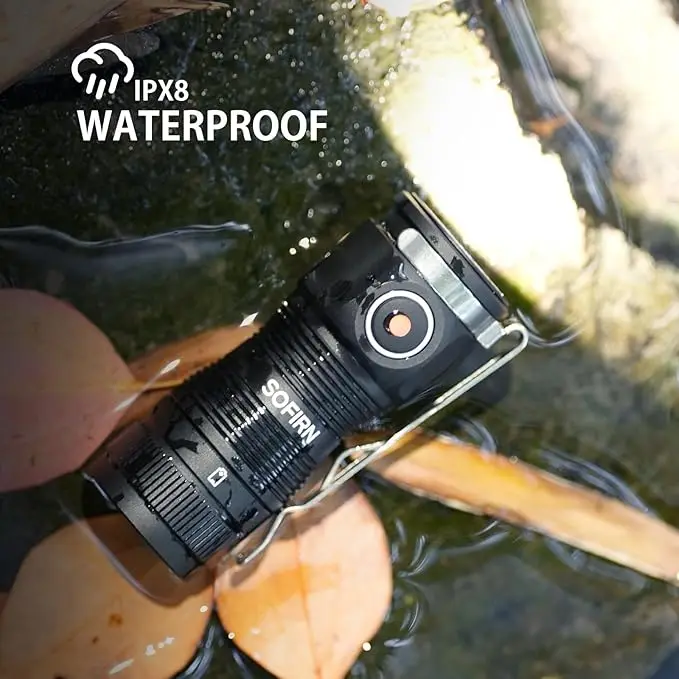 Sofirn Mini SC13A Anduril Powerful Flashlight 519A LED 1300lm 18350 Rechargeable Led Light 95 High CRI Torch Lamp with Magnetic