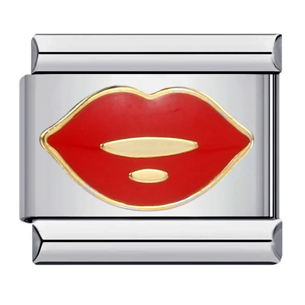 أساور يدوية مخصصة بتصميم إيطالي أنيق مع خرز على شكل كلب وفراشة وشفتين ونرد كهدية مجوهرات للنساء والرجال - 6