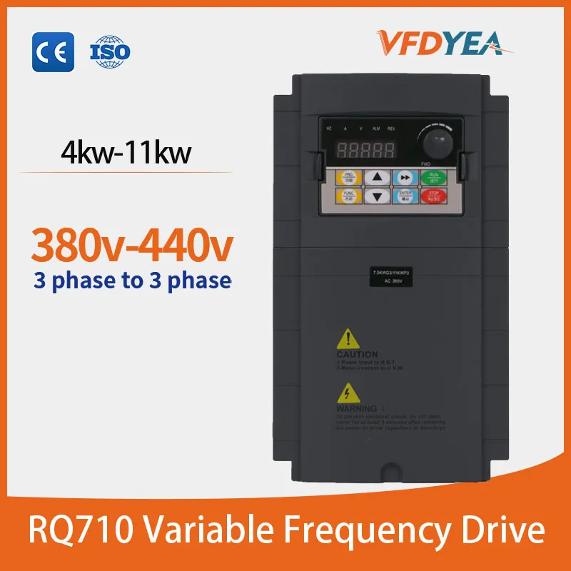 

VFDYEA VFD 380v 7.5KW/11KW Variable Frequency Drive Inverter speed controller for motor