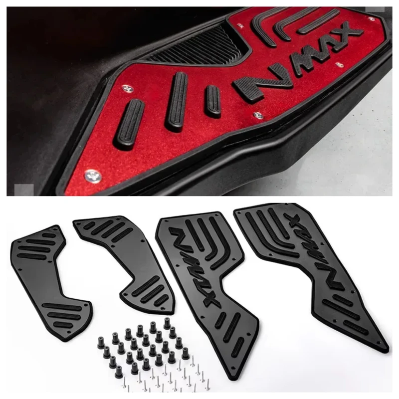 For Yamaha NMAX155 N-MAX155 Nmax155 125 2020-2024 2023 2022 2021 Footrest Foot Pedal Footboard Foot Plate Motorcycle Accessories