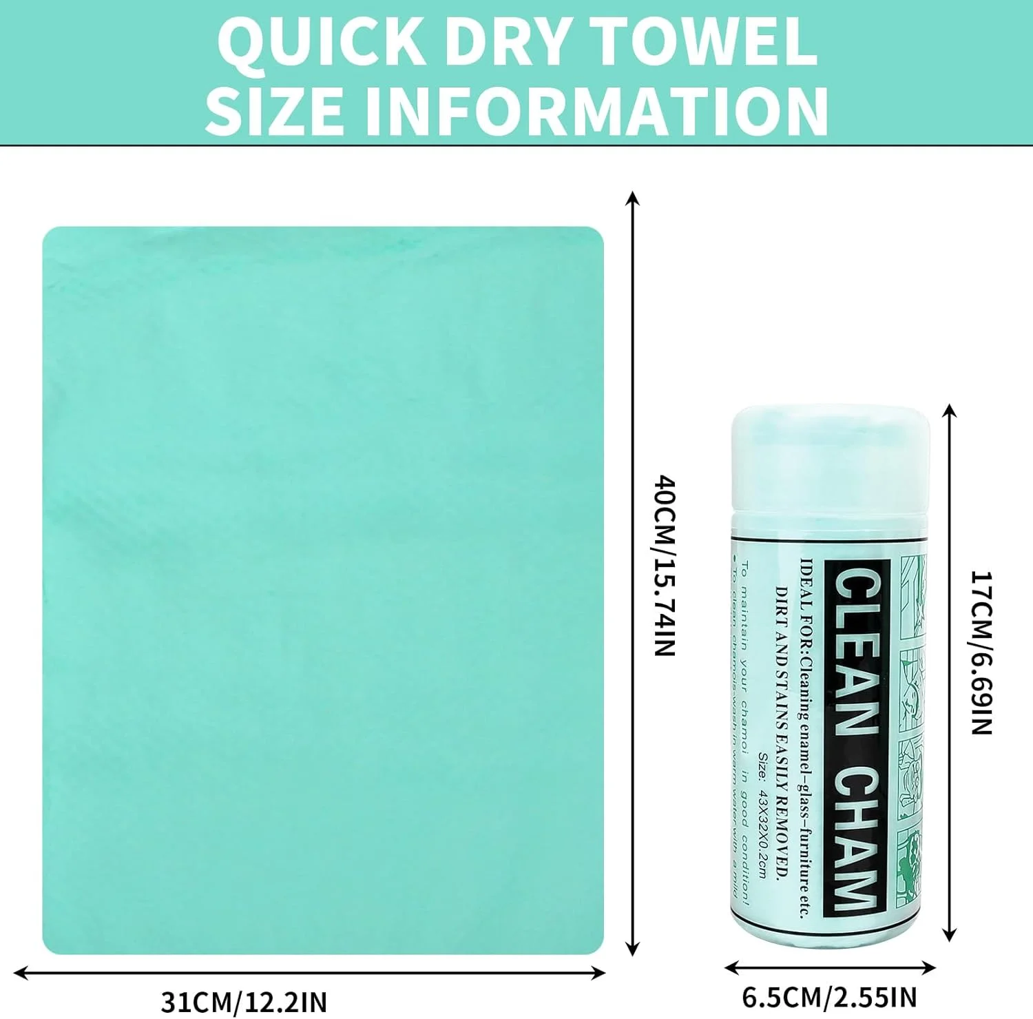 Super Absorbent Car Wash Towel Auto Care Suede Chamois Towels Car Cleaning Towel Wash Cloth Car Cleaning Tools Auto Accessories image 6