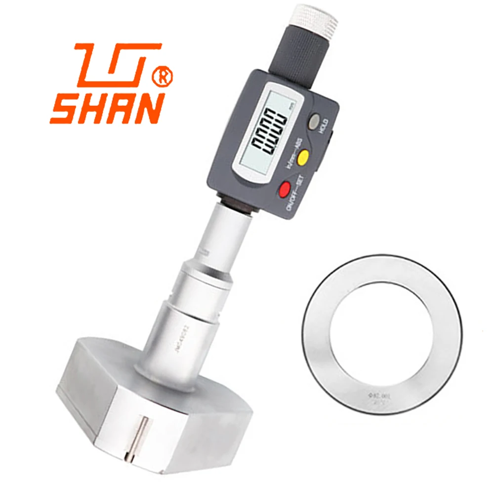 Shan 3 Point Internal Micrometer Digital 6-10mm x 0.001mm Industrial Quality 8-10mm 30-40mm 40-50mm Mechanical 0.005mm