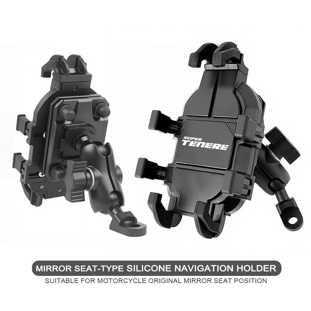 

Rearview Mirror Motorcycle Phone Mount Anti-Shake Rotation Holder For Yamaha TENERE 700 Tenere700 900 SuperTenere Super XT1200Z