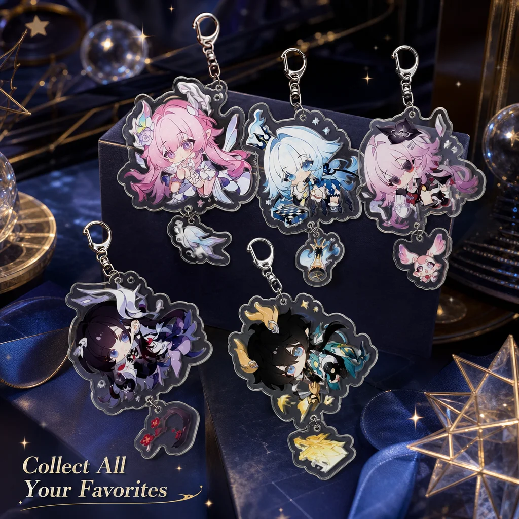 Llavero Acrílico de Shugo Chara, Amu Hinamori, Ikuto Tsukiyomi, Mercancía Oficial del Anime Japonés, en Stock, Regalo Coleccionable de Cumpleaños