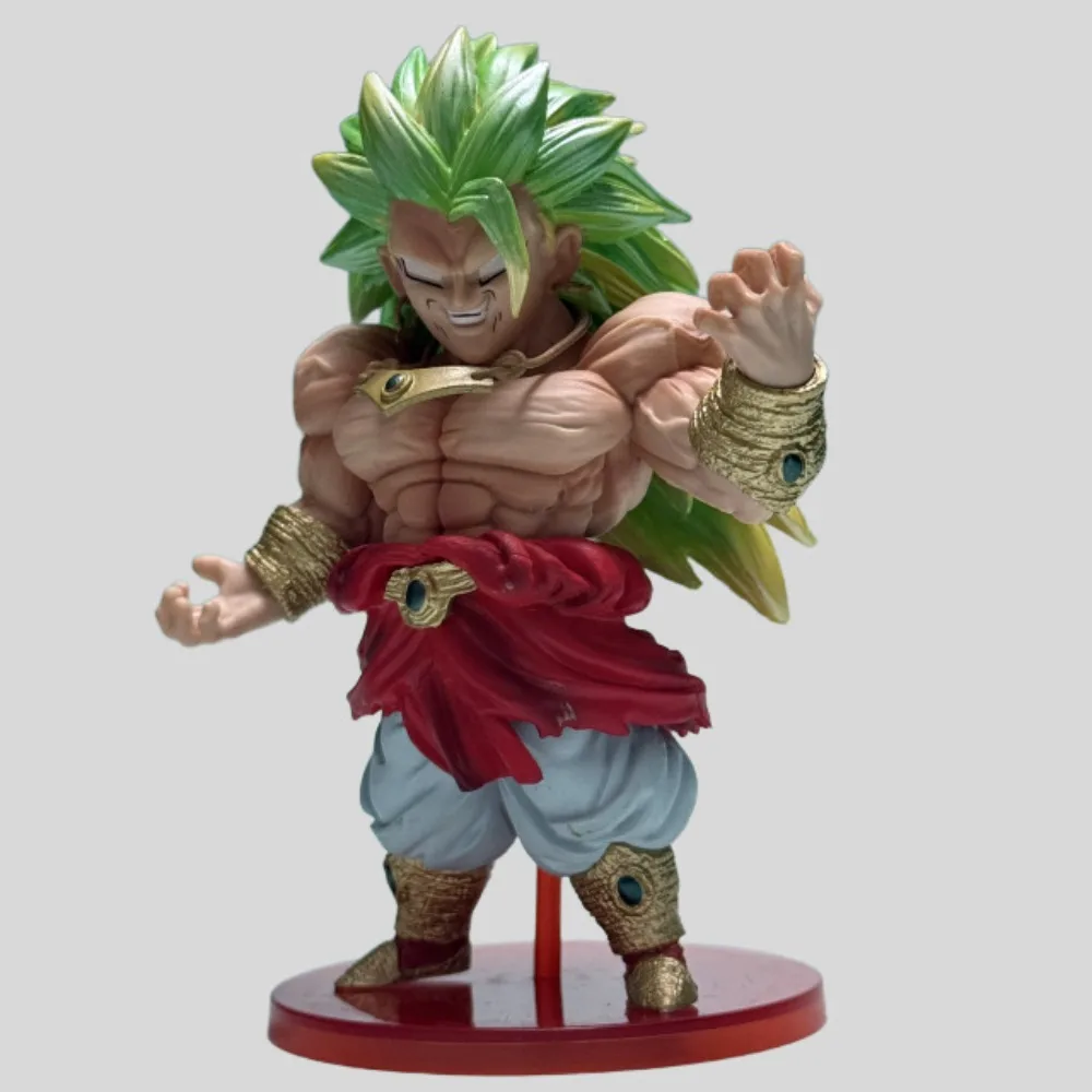 

Dragon Ball Super Saiyan Broly Q Version Action Figure 14cm PVC Static Anime Collectible Model Cute Desk Decor for Boy Fan Gift