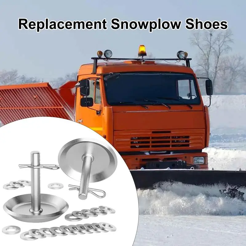 Replacement Snow Plow Skid Shoes Anti-Slip Skid Shoes ATV Snow Plow Skid Shoes Adjustable Western Snow Plow Parts For Multiple