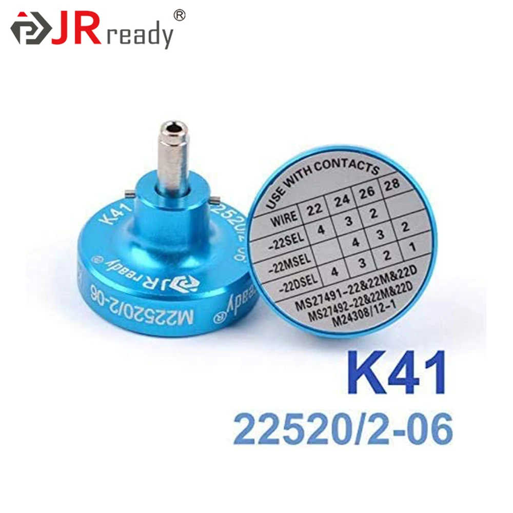 

JRready K Positioner Terminal Stainless Crimp Accessories Wire Cable For M22520/2-01 Crimping Tool Crimp Contacts M38999Series