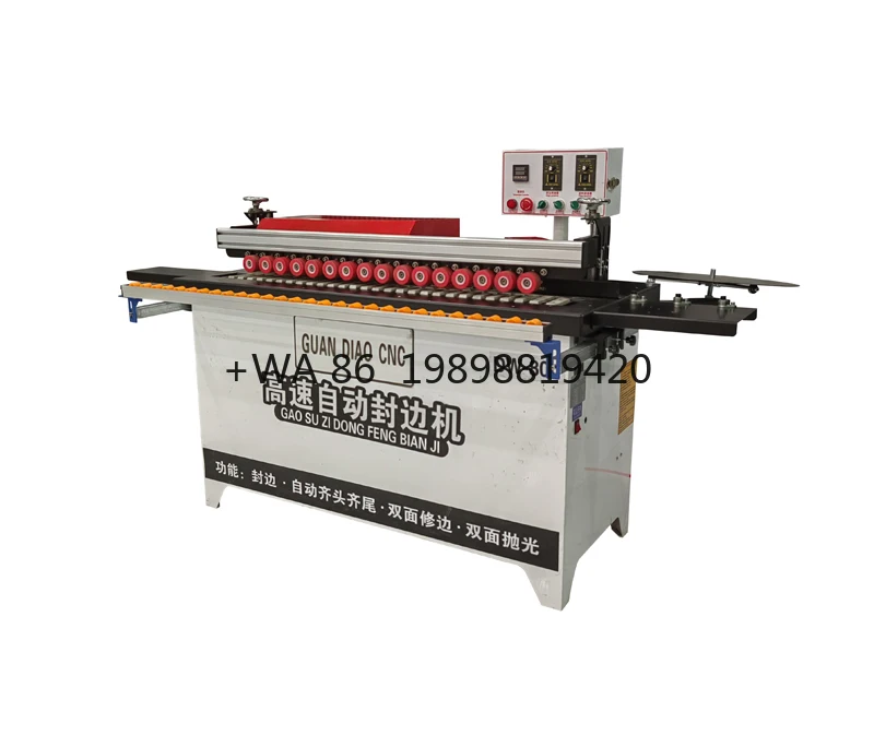 Edge Bending 240v MDF Wood PVC Mini Automatic Edge Banding Machine Price Woodworking Edge Bander Wood Cabinet