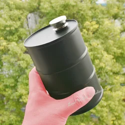 25oz Vodka Oil Drums Whisky Flagon Oil Barrel Vodka Whiskey Jug Portable 304 Stainless Steel Alcohol Liquor Hip Flask Whisky