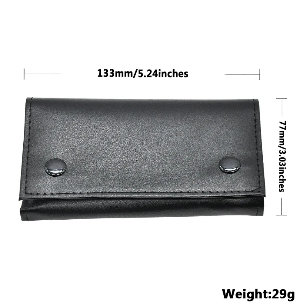 Portable Tobacco Storage Tobacco Pouch Case Bag PU Leather Pipe Cigarette Holder Smoking Paper Holder Case Wallet Bag