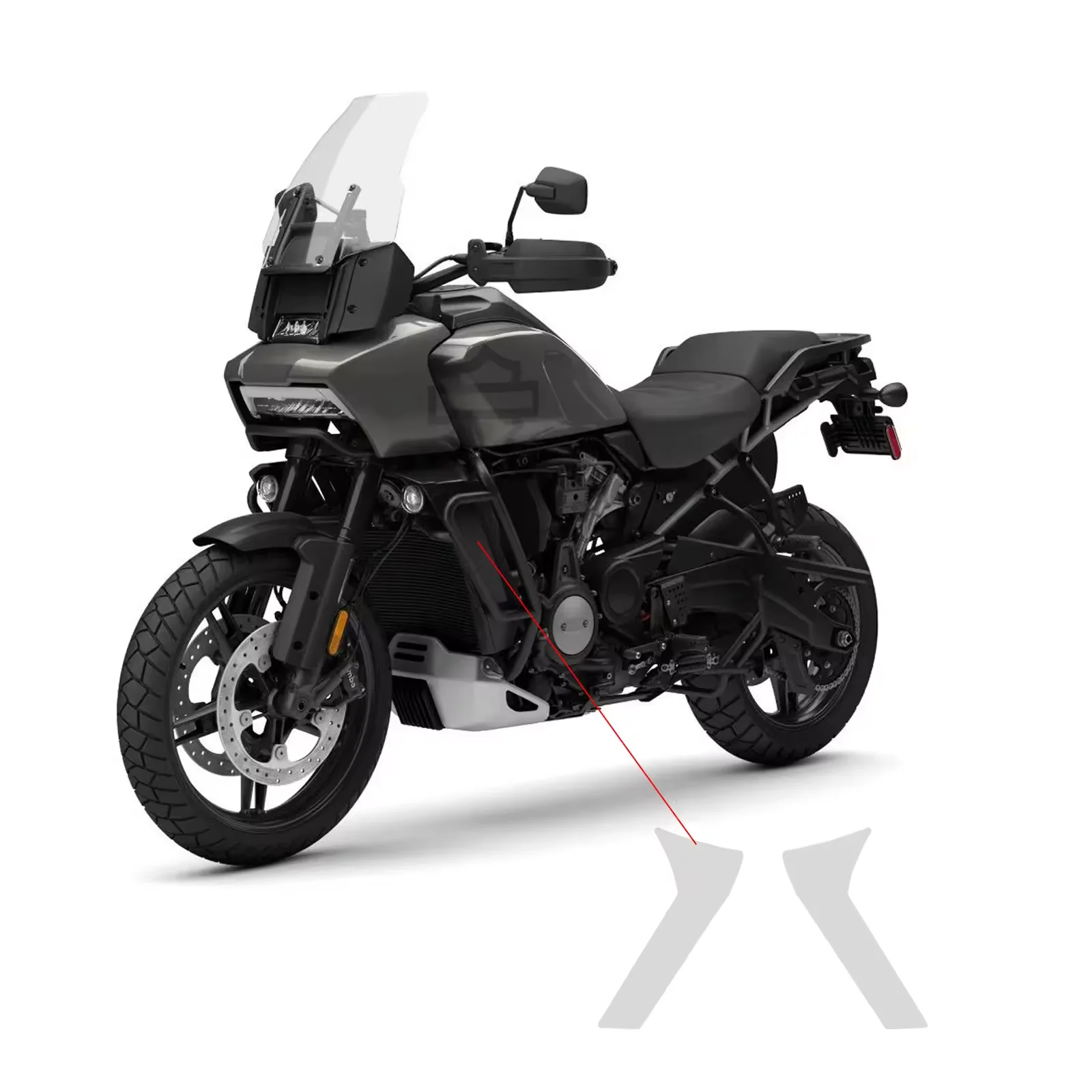 For PanAmerica1250 Special TPU PPF Protection Sticker For Harley PA1250S Fairing Handguard Invisible cover kit