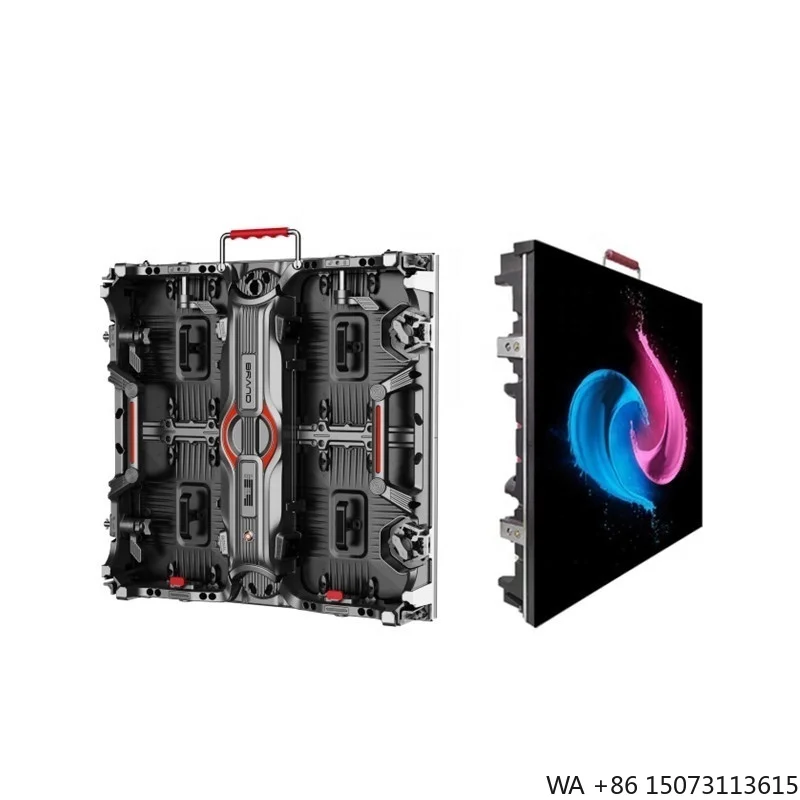 Tela LED de parede de cortina de vídeo de palco - Painel modular de aluguel P3.91 para eventos de casamentos