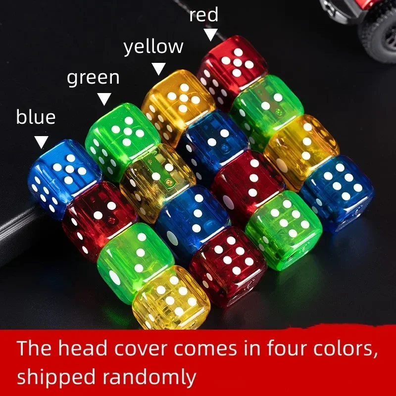 Creative Dice Design Butane Torch Lighters Windproof Lighter Transparent Colored Lights Green Flames Jet Lighter